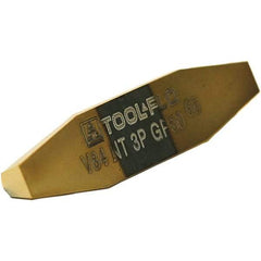 Tool-Flo - V8484 Grade AC50C, Internal/External Acme Threading Insert - 8 TPI Ext Pitch, AlTiN Finish, Carbide - Americas Industrial Supply