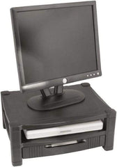 Kantek - Silver Two Level Stand - Use with Laptop, Monitor - Americas Industrial Supply