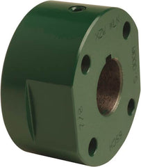 TB Wood's - 1-7/8" Bore, 1/2" x 1/4" Keyway Width x Depth, 3-5/8" Hub, 9 Flexible Coupling Hub - 3-5/8" OD, 1-31/32" OAL, Cast Iron, Order 2 Hubs, 2 Flanges & 1 Sleeve for Complete Coupling - Americas Industrial Supply