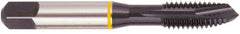 Regal Cutting Tools - 1/4-20 UNC, 2 Flute, Oxide Finish, Vanadium High Speed Steel Spiral Point Tap - Plug Chamfer, Right Hand Thread, 2-1/2" OAL, 5/8" Thread Length, 0.255" Shank Diam, 2B Class of Fit, Series Triple Crown - Exact Industrial Supply