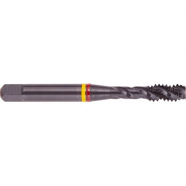 Regal Cutting Tools - 1-8 UNC 4 Flute 2B Bottoming Spiral Flute Tap - Powdered Metal, Oxide Finish, Right Hand Flute, Right Hand Thread, H6, Series Triple Crown - Americas Industrial Supply