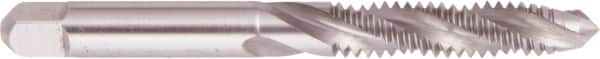 Regal Cutting Tools - 3/4-16 UNF 4 Flute 3B Plug Spiral Flute Tap - High Speed Steel, Bright Finish, 4-1/4" OAL, Right Hand Flute, Right Hand Thread, H3 - Americas Industrial Supply
