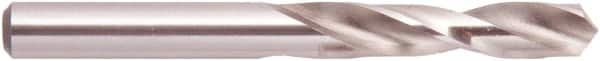National Twist Drill - 1" 118° Spiral Flute High Speed Steel Screw Machine Drill Bit - Bright Finish, Right Hand Cut, 4" Flute Length, 6" OAL, Straight Shank - Americas Industrial Supply