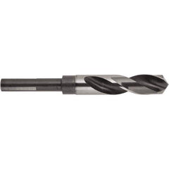 National Twist Drill - 1-7/32" Drill, 118° Point, High Speed Steel Silver Deming & Reduced Shank Drill Bit - Americas Industrial Supply