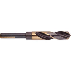 National Twist Drill - 63/64" Drill, 118° Point, High Speed Steel Silver Deming & Reduced Shank Drill Bit - Americas Industrial Supply