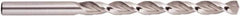National Twist Drill - 27/64" 135° High Speed Steel Jobber Drill - Bright Finish, Right Hand Cut, Parabolic Flute, Straight Shank, 5-3/8" OAL, Split Point - Americas Industrial Supply