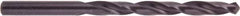 National Twist Drill - Letter P 135° High Speed Steel Jobber Drill - Oxide Finish, Right Hand Cut, Spiral Flute, Straight Shank, 4-5/8" OAL, Split Point - Americas Industrial Supply