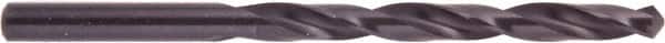 National Twist Drill - Letter P 118° High Speed Steel Jobber Drill - Oxide Finish, Right Hand Cut, Spiral Flute, Straight Shank, 4-5/8" OAL - Americas Industrial Supply