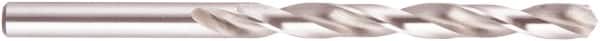 National Twist Drill - Letter V 118° High Speed Steel Jobber Drill - Bright Finish, Right Hand Cut, Spiral Flute, Straight Shank, 5" OAL - Americas Industrial Supply