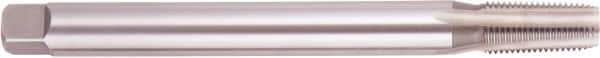 Regal Cutting Tools - 3/8-18 NPTF, 4 Flute, Plug Chamfer, Bright Finish, High Speed Steel, Extension Pipe Tap - 10" OAL, 0.7" Shank Diam, 1-1/16" Thread Length - Americas Industrial Supply