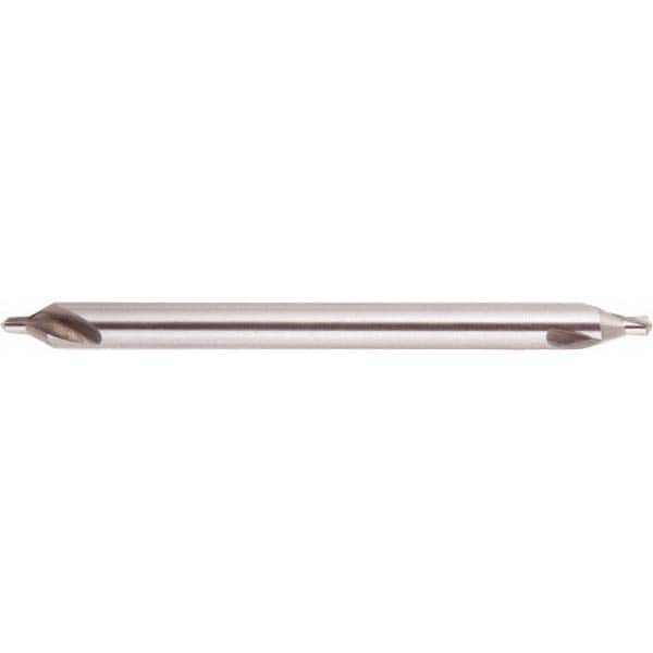 National Twist Drill - #2 Plain Cut 60° Incl Angle High Speed Steel Combo Drill & Countersink - Americas Industrial Supply