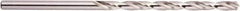 National Twist Drill - 63/64", 118° Point, Spiral Flute, High Speed Steel Taper Length Drill Bit - Bright Finish, 6-3/8" Flute Length, 11" OAL, Series 201 - Americas Industrial Supply