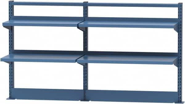 Lista - Steel Workbench & Workstation Riser Combination - 30" High, Use with 72" Long Workbenches - Americas Industrial Supply