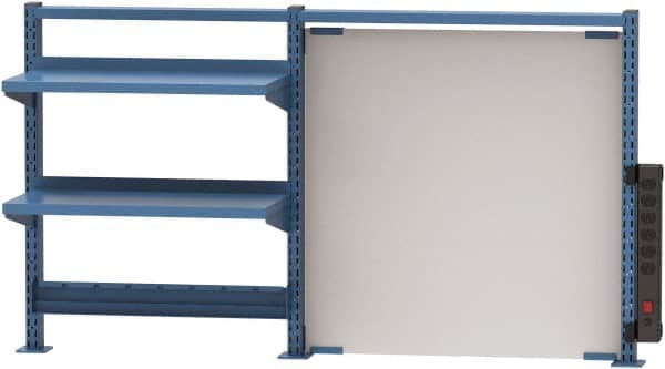 Lista - Steel Workbench & Workstation Riser Combination - 30" High, Use with 60" Long Workbenches - Americas Industrial Supply