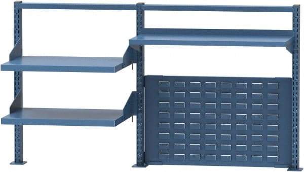 Lista - Steel Workbench & Workstation Riser Combination - 30" High, Use with 60" Long Workbenches - Americas Industrial Supply