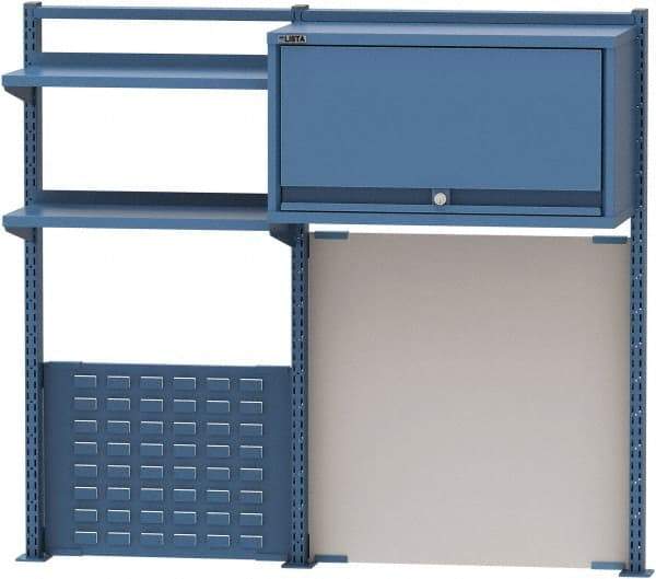 Lista - Steel Workbench & Workstation Riser Combination - 48" High, Use with 60" Long Workbenches - Americas Industrial Supply