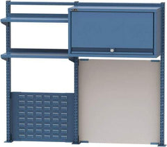Lista - Steel Workbench & Workstation Riser Combination - 48" High, Use with 60" Long Workbenches - Americas Industrial Supply