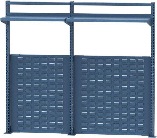 Lista - Steel Workbench & Workstation Riser Combination - 48" High, Use with 72" Long Workbenches - Americas Industrial Supply