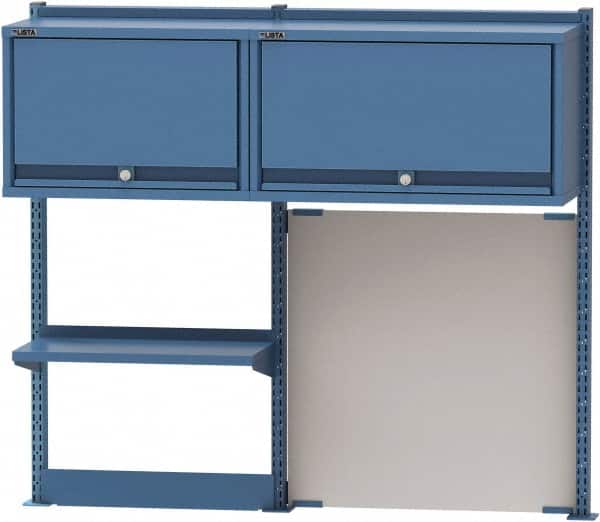 Lista - Steel Workbench & Workstation Riser Combination - 48" High, Use with 60" Long Workbenches - Americas Industrial Supply