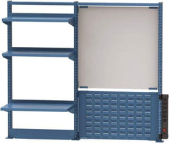 Lista - Steel Workbench & Workstation Riser Combination - 48" High, Use with 72" Long Workbenches - Americas Industrial Supply