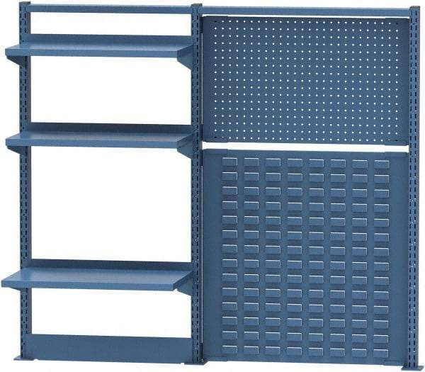 Lista - Steel Workbench & Workstation Riser Combination - 48" High, Use with 60" Long Workbenches - Americas Industrial Supply