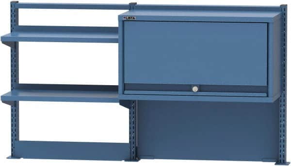 Lista - Steel Workbench & Workstation Riser Combination - 30" High, Use with 60" Long Workbenches - Americas Industrial Supply
