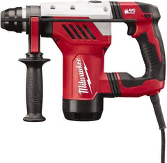 Milwaukee Tool - 120 Volt 1-1/8" SDS Plus Chuck Electric Rotary Hammer - 0 to 5,500 BPM, 0 to 1,500 RPM, Reversible - Americas Industrial Supply