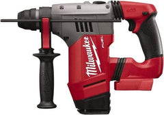 Milwaukee Tool - 18 Volt 1-1/8" SDS Plus Chuck Cordless Rotary Hammer - 0 to 5,000 BPM, 0 to 1,300 RPM, Reversible - Americas Industrial Supply