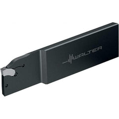 Walter - G2042, External, Left Hand, 33mm Max Depth of Cut, 4mm Min Groove Width, Indexable Grooving Tool Holder - SX-4.. Insert Compatibility, 8mm Shank Height, 0.315" Shank Width, 110mm OAL, Through Coolant - Americas Industrial Supply