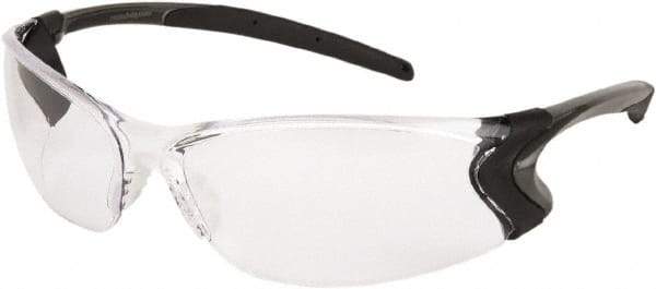 MCR Safety - Safety Glasses - CLR A/F LENS METAL FRM BACKDRAFT FRAMELESS GLS - Americas Industrial Supply