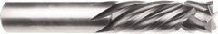 SGS - 1/4" Cutting Diam x 1" Length of Cut, 4 Flute, Compression Spiral Router Bit - Uncoated, Right Hand Cut, Solid Carbide, 2-1/2" OAL x 1/4" Shank Diam, Square End - Americas Industrial Supply