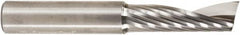 Amana Tool - 1/2" Cutting Diam x 1-5/8" Length of Cut, 1 Flute, Upcut Spiral Router Bit - Uncoated, Right Hand Cut, Solid Carbide, 3-1/2" OAL x 1/2" Shank Diam, 30° Helix Angle - Americas Industrial Supply