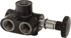 Parker - 10 GPM 1/2 Inlet Cast Iron Hydraulic Control Valve - 3/4-16 Thread, 3,000 psi, 2-3/4" Wide x 5.54" Long - Americas Industrial Supply