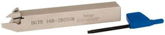 Iscar - DGT, External, Right Hand, 3mm Max Depth of Cut, 1.9 to 2.5mm Groove Width, Indexable Grooving Tool Holder - DG.. Insert Compatibility, 16mm Shank Height, 16mm Shank Width, 120mm OAL - Americas Industrial Supply