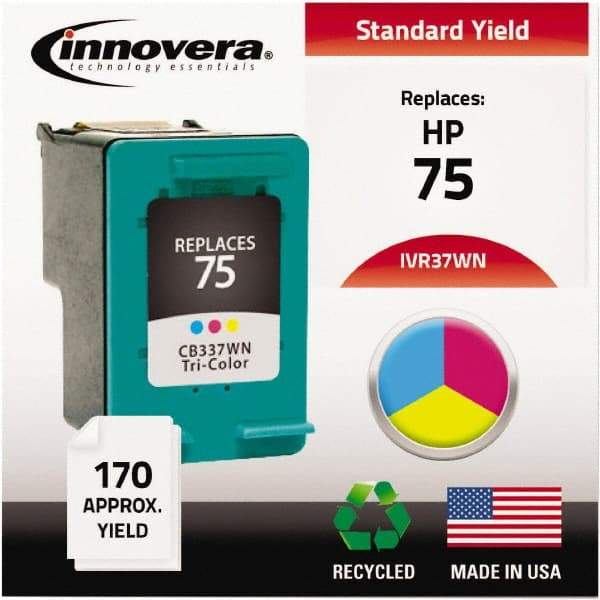 innovera - Inkjet Printer Cartridge - Use with HP Deskjet D4260, D4360, Officejet J5750, J5780, J6480, Photosmart C4240, C4250, C4280, C4350, C4380, C4385, C4480, C4580, C5240, C5250, C5280, C5580, D5345, D5360 - Americas Industrial Supply