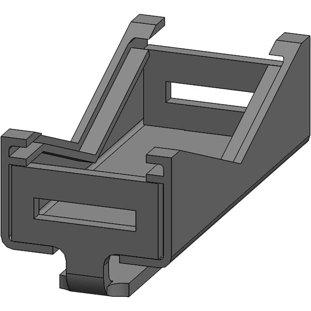 Clamp, Hanger & Support Accessories; Type: C-Rail; Signifix Universal Channel Extrusion; For Use With: SIGNFIX ™ Modular Sign Support Systems; Type: C-Rail; Signifix Universal Channel Extrusion; For Use With: SIGNFIX ™ Modular Sign Support Systems