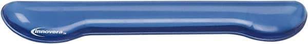 innovera - 2-7/8" x 18-1/4" x 1-1/4" Blue Keyboard Wrist Rest - Use with Keyboard - Americas Industrial Supply