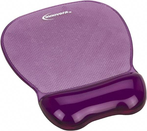 innovera - 9-5/8" x 8-1/4" x 1-1/8" Purple Mouse Pad - Use with Mouse - Americas Industrial Supply