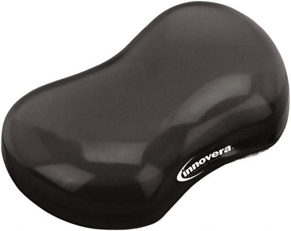 innovera - 3-1/8" x 4-3/4" x 1" Black Wrist Rest - Use with Mouse - Americas Industrial Supply