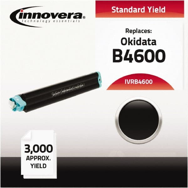 innovera - Black Toner Cartridge - Use with Oki B440, B440N, B4600, B4600N - Americas Industrial Supply