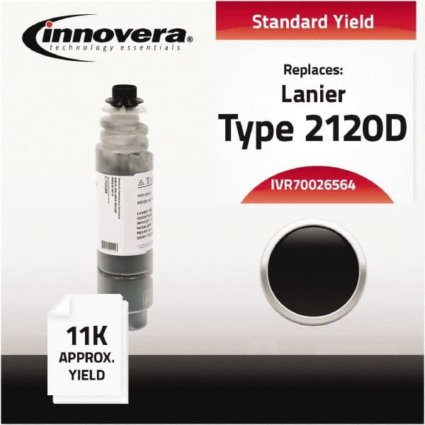 innovera - Black Toner Cartridge - Use with Ricoh Aficio 1022, 1027 (Type 2120D) - Americas Industrial Supply