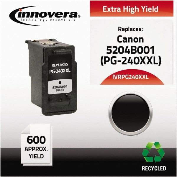 innovera - Black Inkjet Printer Cartridge - Use with Canon PIXMA Photo All-in-One Printers MG2120, MG2220, MG3120, MG3220, MG3520, MG4120, MG4220, Cannon MultiPASS 530, 545, 555, 560, 635, 3000, 3500, 50, 5000, 530, 545, 5500, 555, 560, 635 - Americas Industrial Supply