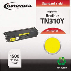 innovera - Yellow Toner Cartridge - Use with Brother DCP-9050CDN, 9055CDN, 9270CDN, HL-4140CN, 4150CDN, 4570CDW, 4570CDWT, MFC-9460CDN, 9465CDN, 9560CDW, 9970, 9970CDW - Americas Industrial Supply