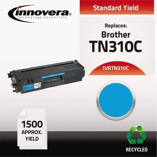 innovera - Cyan Toner Cartridge - Use with Brother DCP-9050CDN, 9055CDN, 9270CDN, HL-4140CN, 4150CDN, 4570CDW, 4570CDWT, MFC-9460CDN, 9465CDN, 9560CDW, 9970, 9970CDW - Americas Industrial Supply