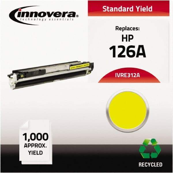 innovera - Yellow Toner Cartridge - Use with HP Color LaserJet CP1020, CP1025NW, LaserJet Pro 100 Color MFP M175A, M175NW, LaserJet Pro 200 Color MFP M275NW - Americas Industrial Supply