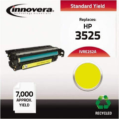 innovera - Yellow Toner Cartridge - Use with HP Color LaserJet CM3530 MFP, CM3530FS MFP, CP3525DN, CP3525N, CP3525X - Americas Industrial Supply