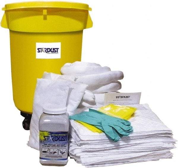 Stardust Spill Products - Spill Clean-Up System Accessory Kit Spill Kit - 32 Gal Mobile Spill Cart - Americas Industrial Supply