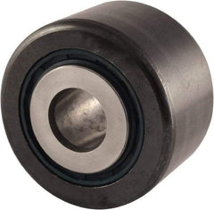 RBC Bearings - 5/8" Bore, 2-1/4" Roller Diam x 1-1/4" Roller Width, Carbon Steel Sealed Yoke Cam Follower - 12,400 Lb Dynamic Load Capacity, 1-5/16" Overall Width - Americas Industrial Supply