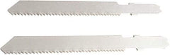 Disston - 3" Long, 18 Teeth per Inch, Bi-Metal Jig Saw Blade - Toothed Edge, 0.06" Thick, U-Shank, Raker Tooth Set - Americas Industrial Supply