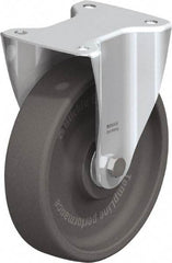 Blickle - 8" Diam x 2" Wide x 9-1/4" OAH Top Plate Mount Rigid Caster - Heat-Resistant Nylon, 770 Lb Capacity, Ball Bearing, 5-1/2 x 4-3/8" Plate - Americas Industrial Supply